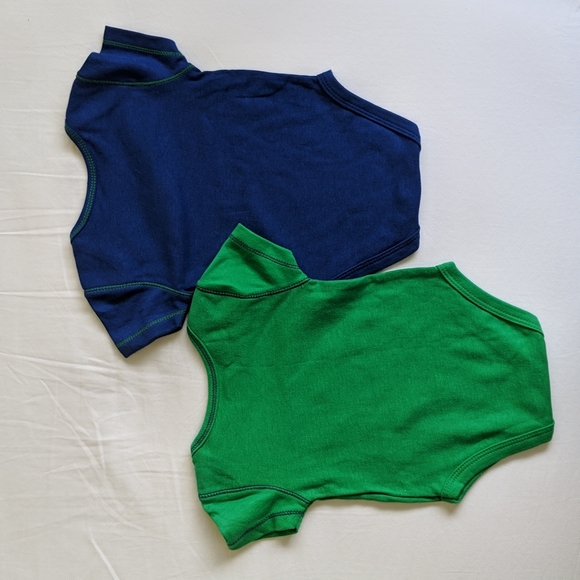 NHL Vancouver Canucks 2-pack bodysuit diaper shirt bundle 3 months baby unisex - Picture 6 of 6